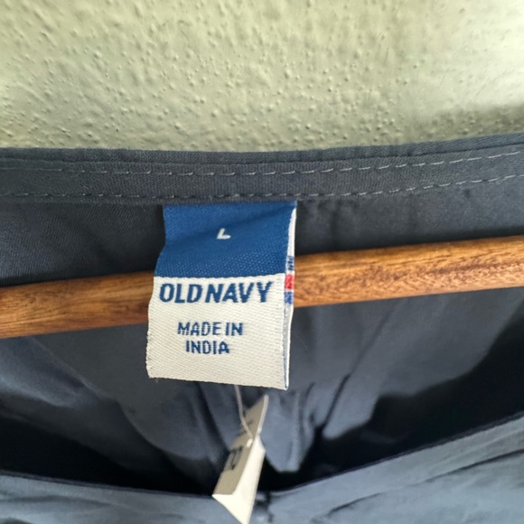 NWT Old Navy Waist-Defined Cutwork Mini Dress in Dusk Navy Blue Size Large - Picture 12 of 15